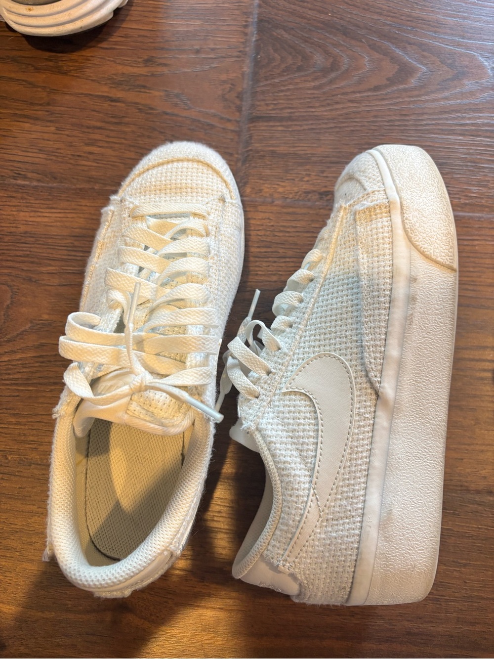Nike Women’s Ivory White Platform Sneakers